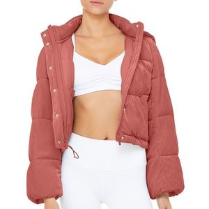 ALO velvet puffer XS / brand new